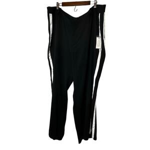ELOQUII Plus Size Wide Leg Track Trouser Dress Pants – Size‎ 24 – NWT